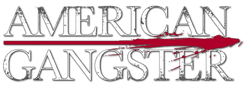 Denzel Washington as Frank Lucas and Russell Crowe as Richie Roberts facing each other in the American Gangster movie poster.